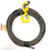 3/8x50FT 6x36 WB Winch Line c/w Latched Swivel Hook