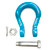 1-1/4 inch 18 tonnes Yoke Alloy Wide Body Bolt Type Shackles