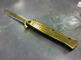 Gold Stiletto AO Pocket Knife Pure Blades