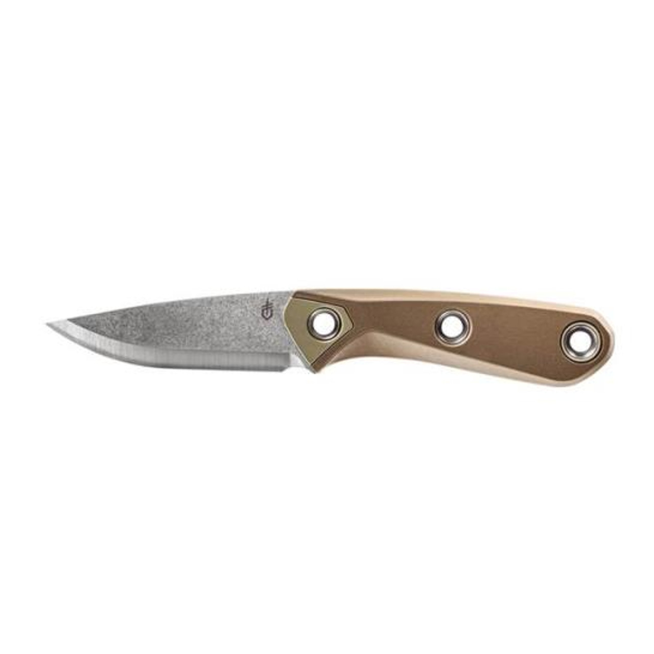 Gerber Principle Fixed Blade Knife Tan [3.10" Plain Stonewash] Drop Point 30-001657