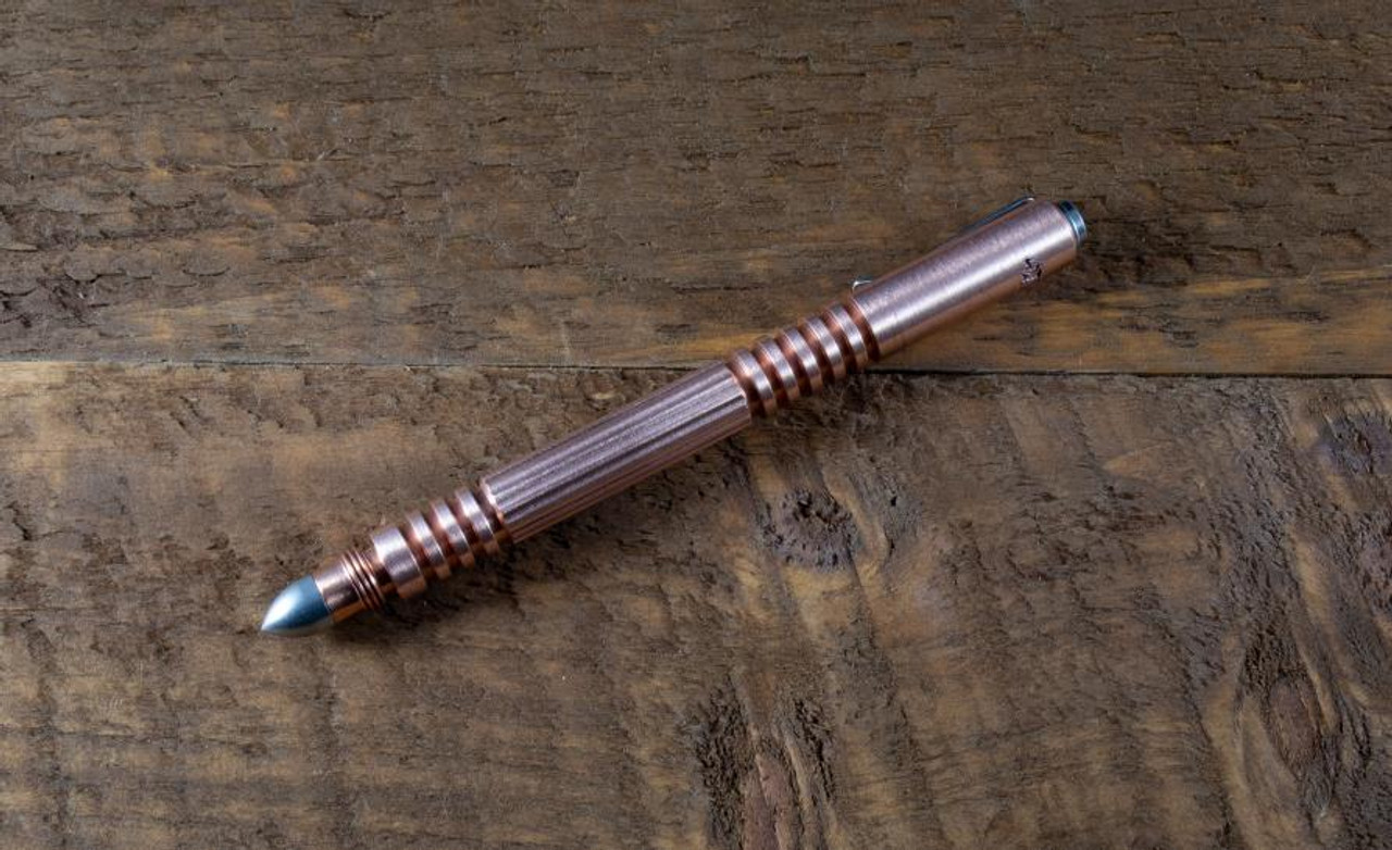Hinderer Knives Investigator Tactical Pen Copper P5801006TD