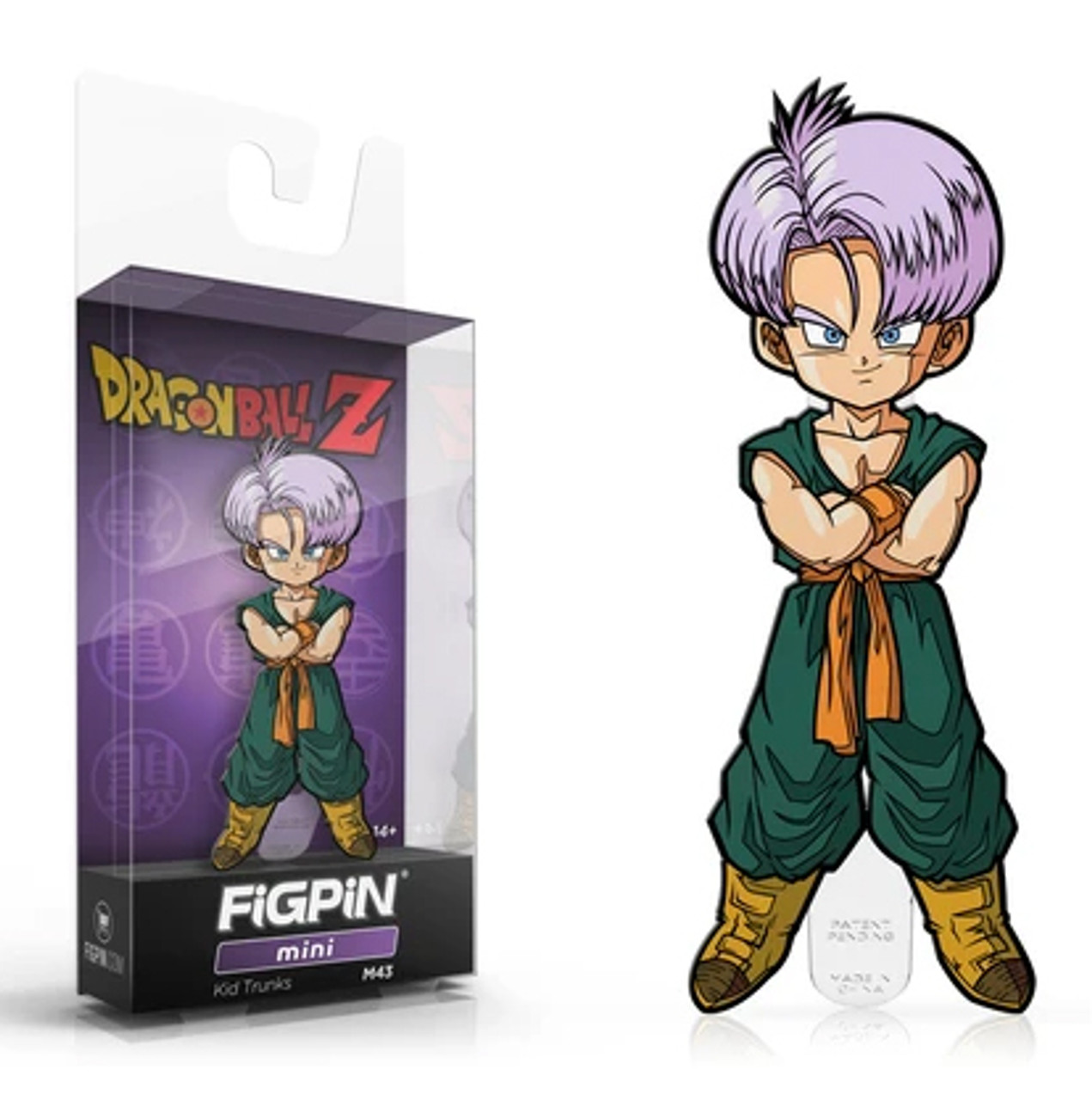 Dragon Ball Z Kid Trunks Mini FiGPiN #M43 Enamel Pin