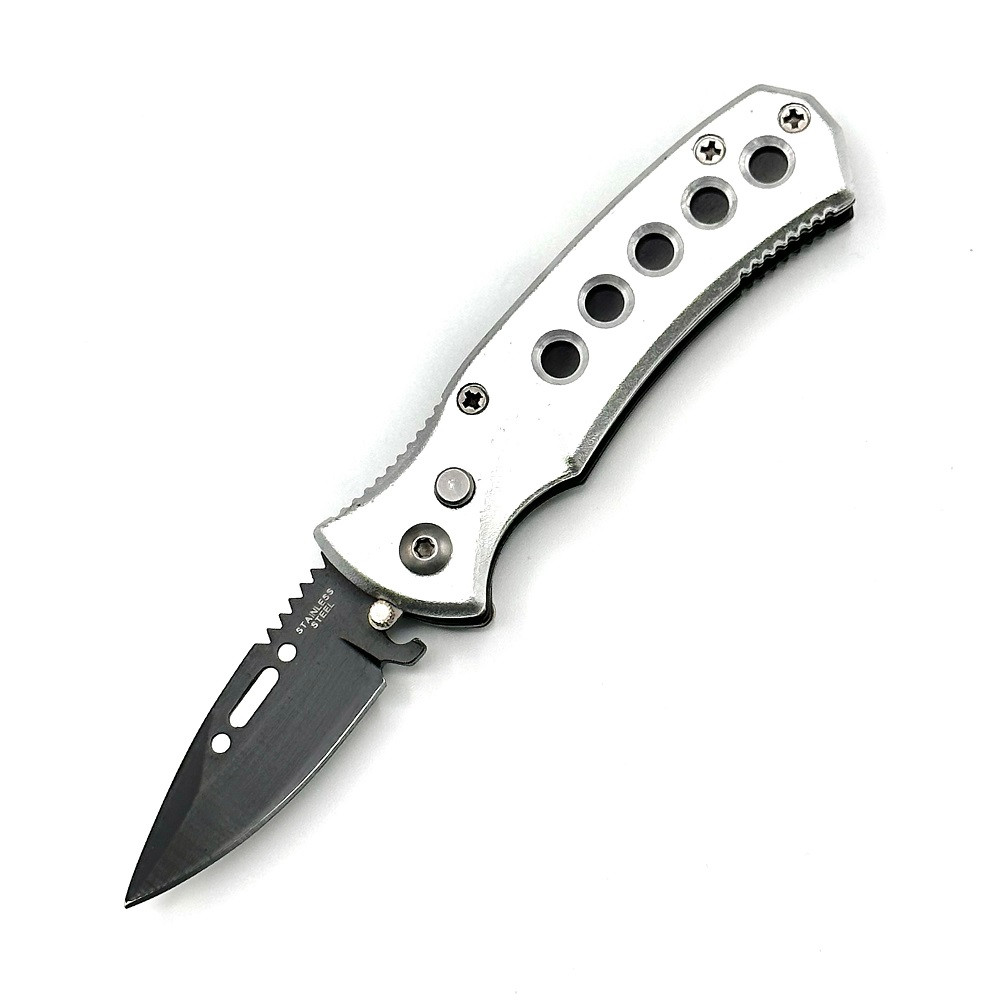 Small Button Auto Pocket Knife w/ Lock [1 Random Knife] - Pure Blades