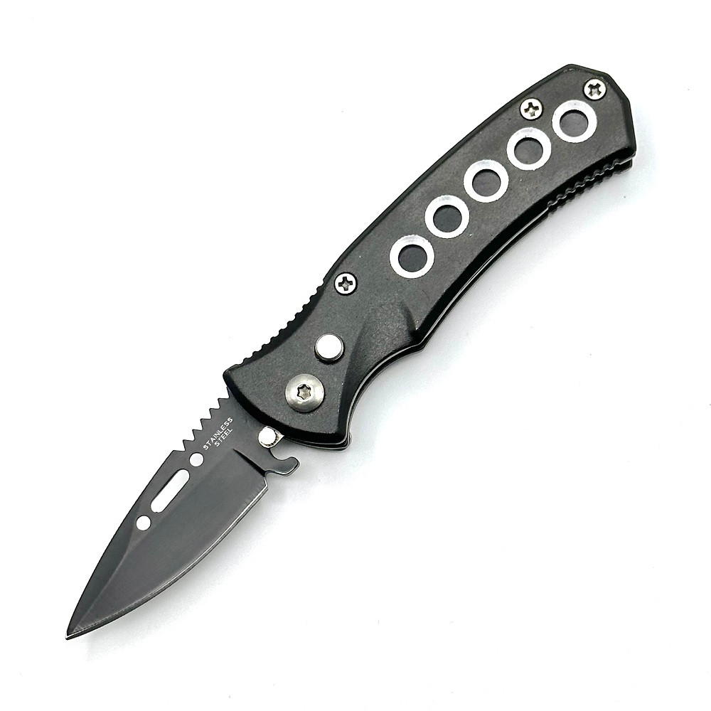 Small Button Auto Pocket Knife w/ Lock [1 Random Knife] - Pure Blades