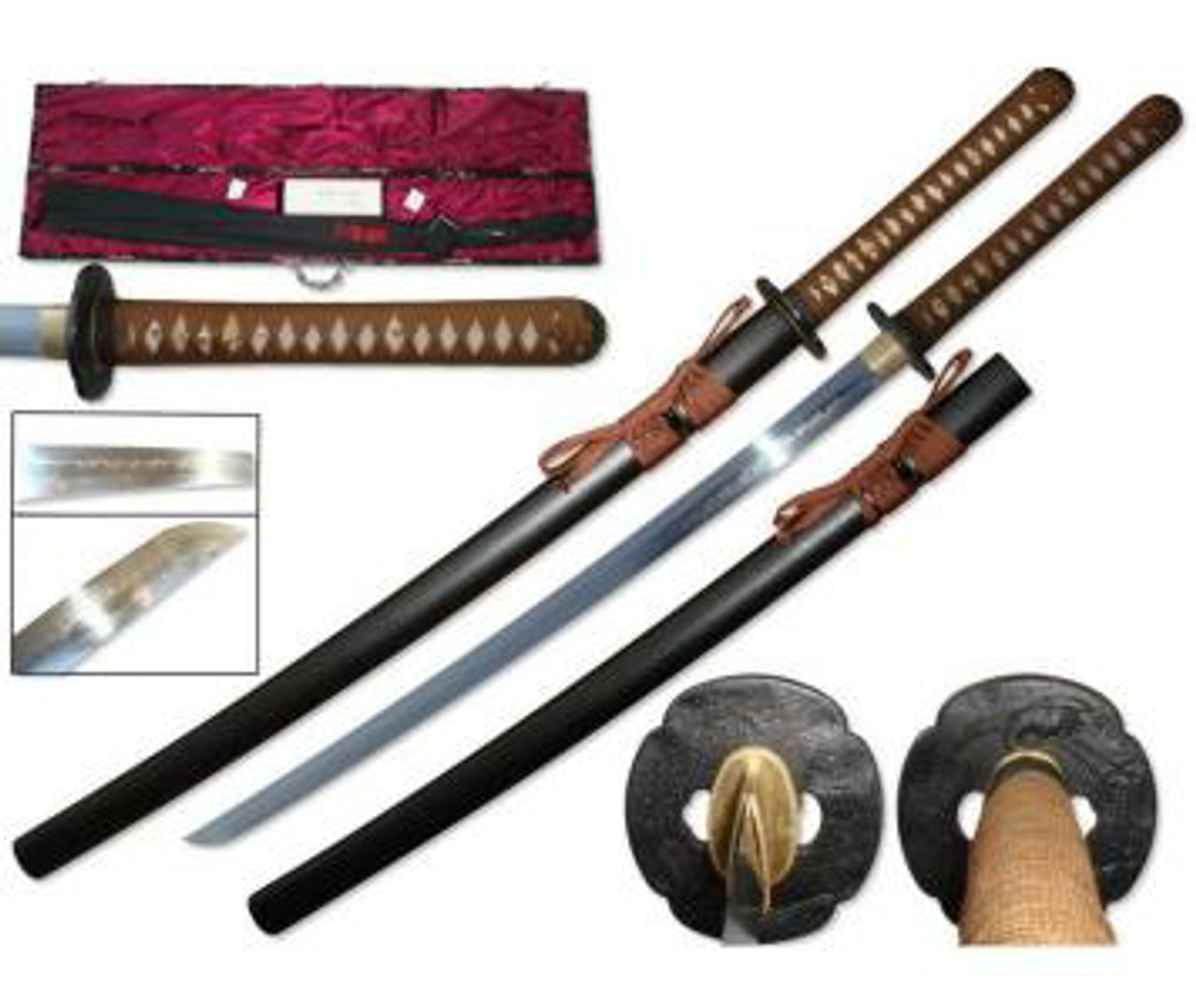 1095 Hand Forged Samurai Sword BK Scabbard (Hira Zukuri Blade)