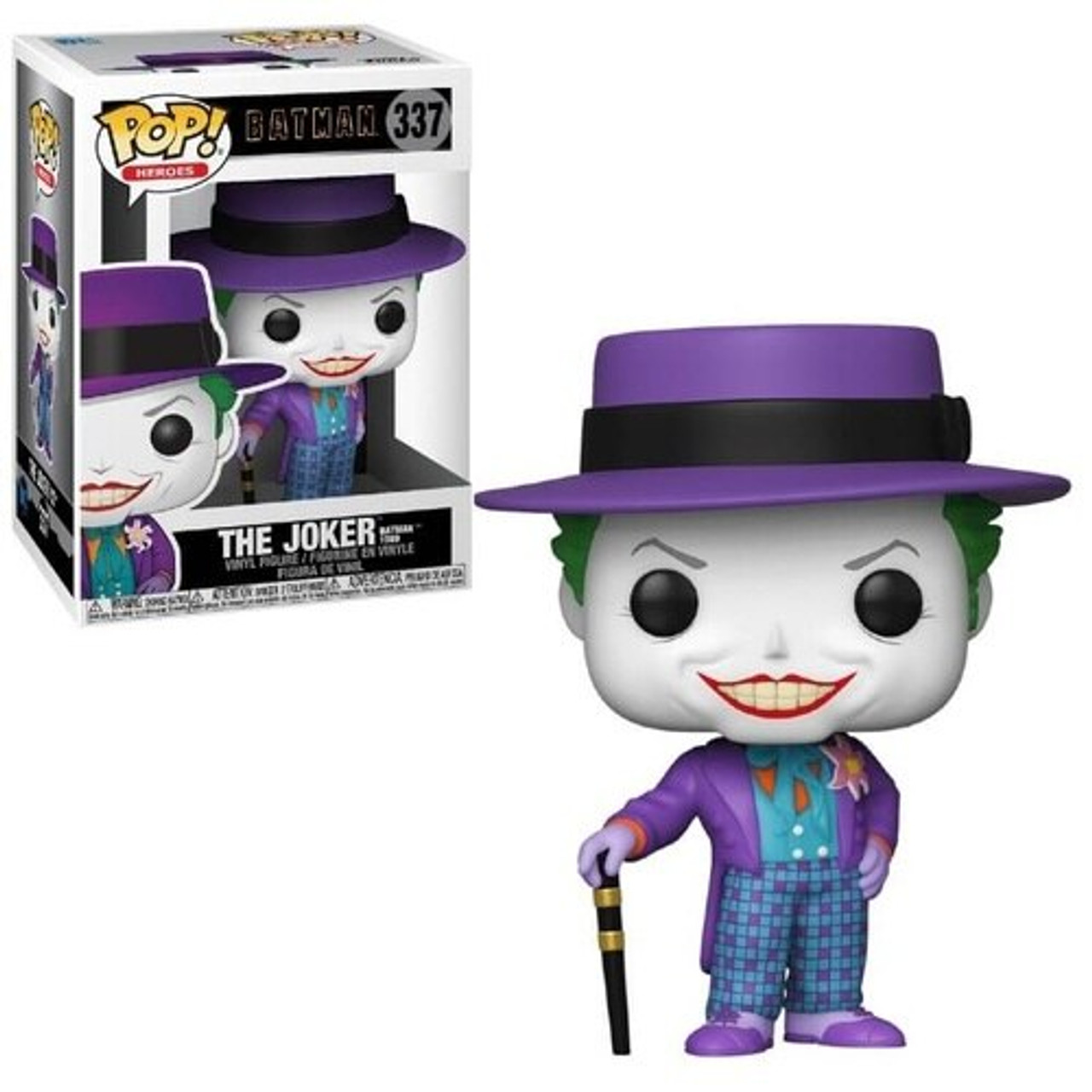 Pop! Batman 1989 Joker w/Hat #337 Vinyl Figure