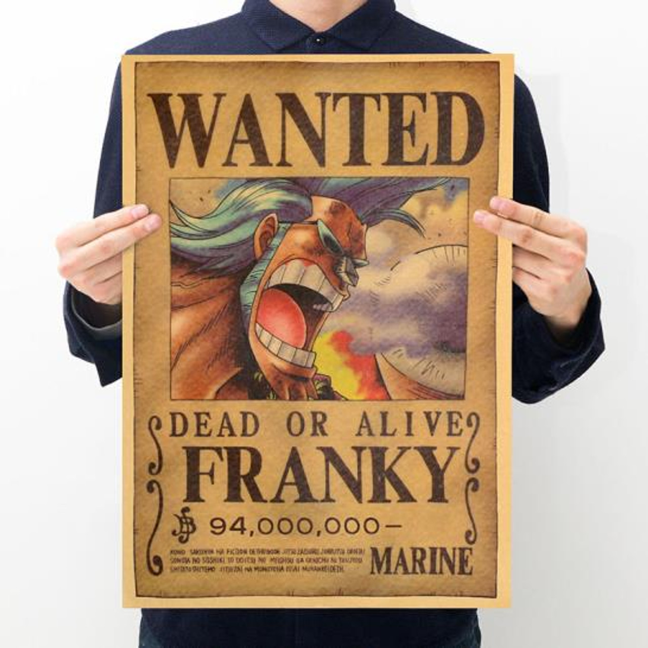 【Newman's Own】ONEPIECE 1〜104+ウォンテッド Print - One Piece Wanted Poster (FRANKY) - Pure Blades