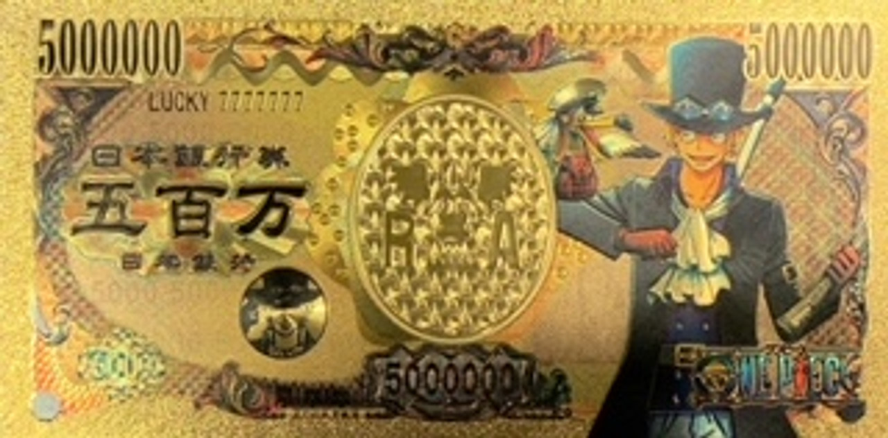One Piece Anime (Sabo) Souvenir Coin Banknote