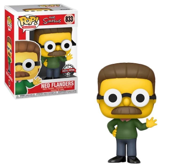 Pop! The Simpsons Ned Flanders (SPECIAL EDITION) #833 Vinyl Figure