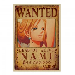 Print - One Piece Wanted Poster (NAMI) 66,000,000 - Pure Blades