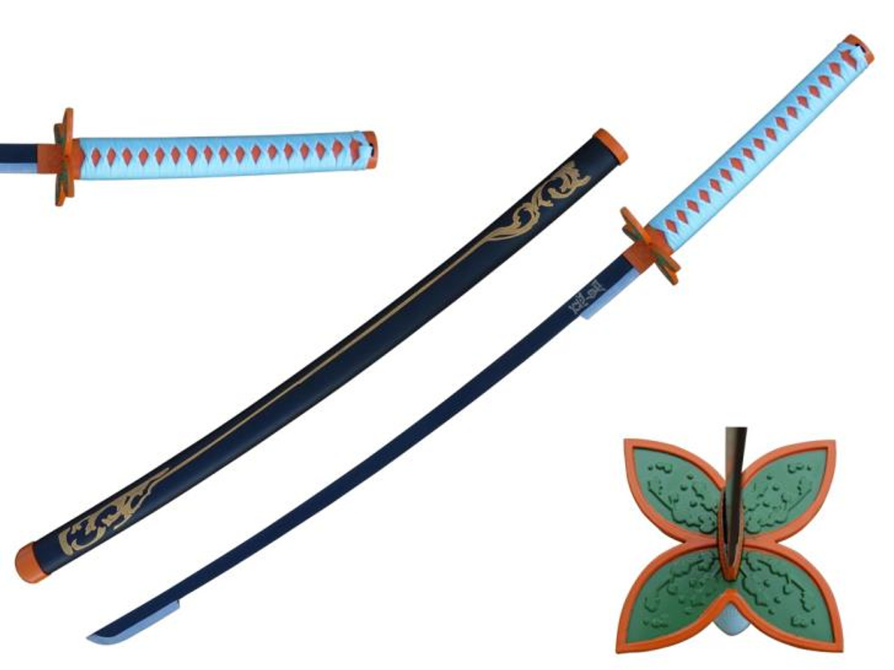 Buy Elervino Bamboo Demon Slayer Sword Cosplay Katana Sword Samurai Anime  Swords 41 Inches Inosuke Rengoku Tanjirou Giyuu Tomioka Zenitsu Sabito  Shinobu Online at Low Prices in India  Amazonin