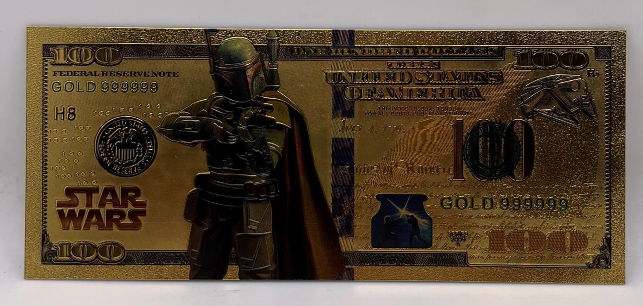 Star Wars (Boba Fett) Souvenir Coin Banknote