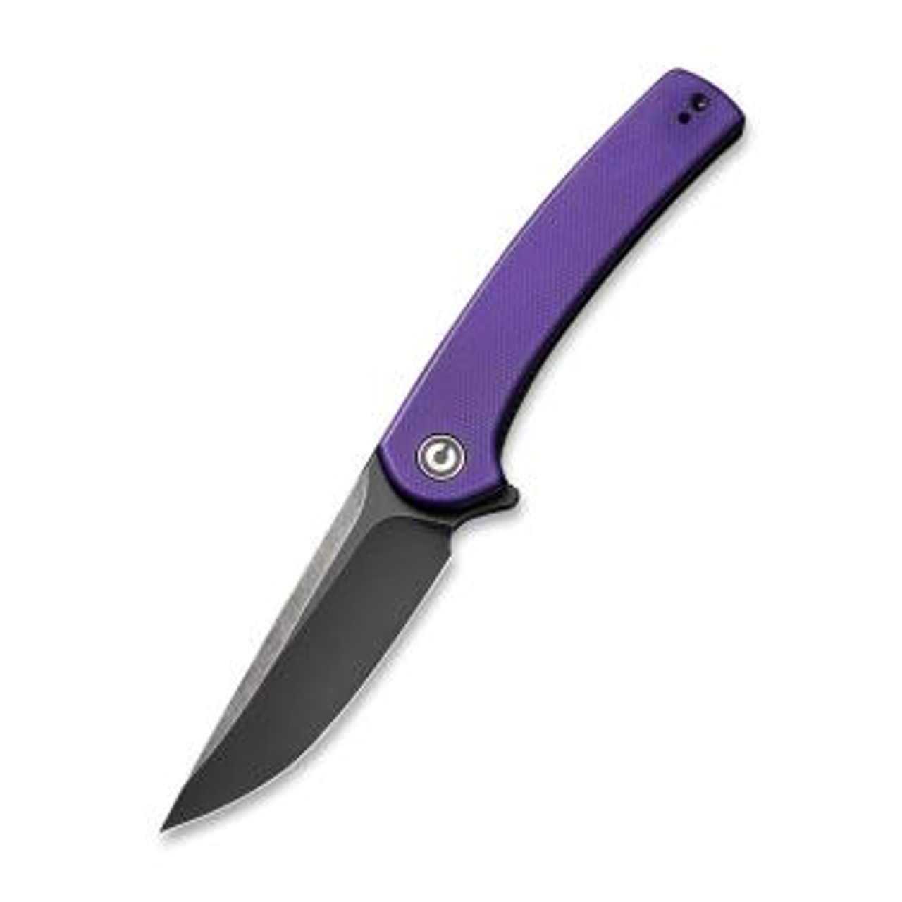 CIVIVI Mini Asticus Knife Purple G-10 (3.25" Black Stonewashed 10Cr15CoMoV) C19026B-4