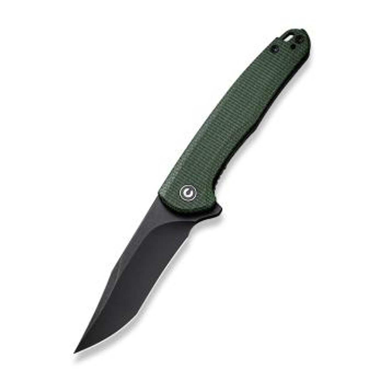 CIVIVI Mini Sandbar Knife Green Micarta (2.95" Black Nitro-V) C20011-3