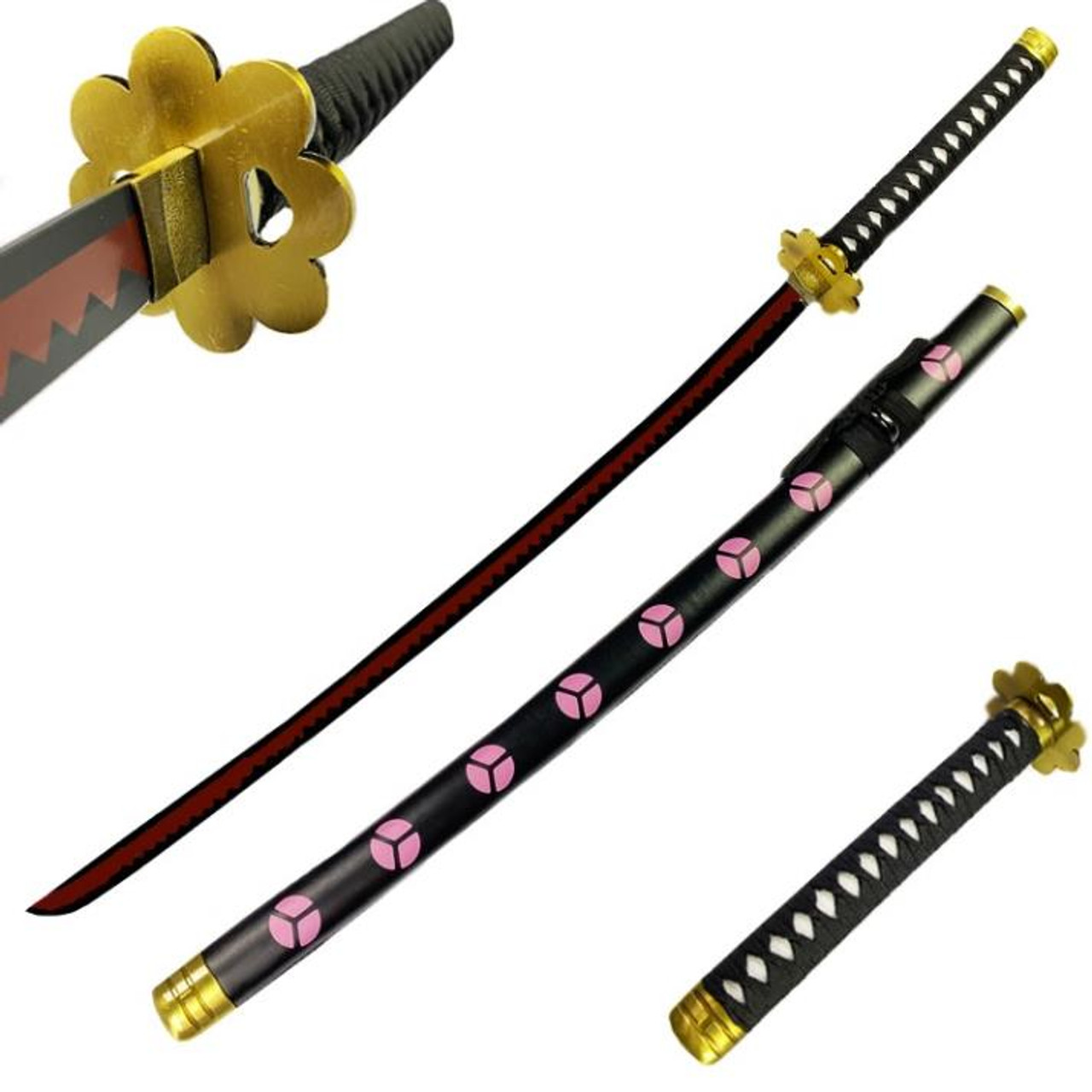 One Piece Zoro (Shisui) Samurai Sword (Metal) Curse Finish Blade