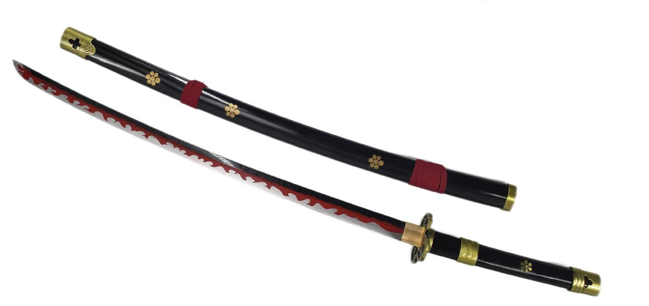 Zoro Enma (BLACK) Handmade Anime Sword Hand Forge (1045 Carbon) - Pure  Blades