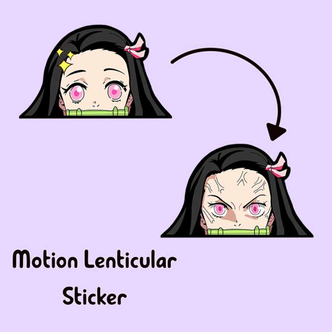 3D Motion Sticker (Demon Slayer) Nezuko Kamado [Head]