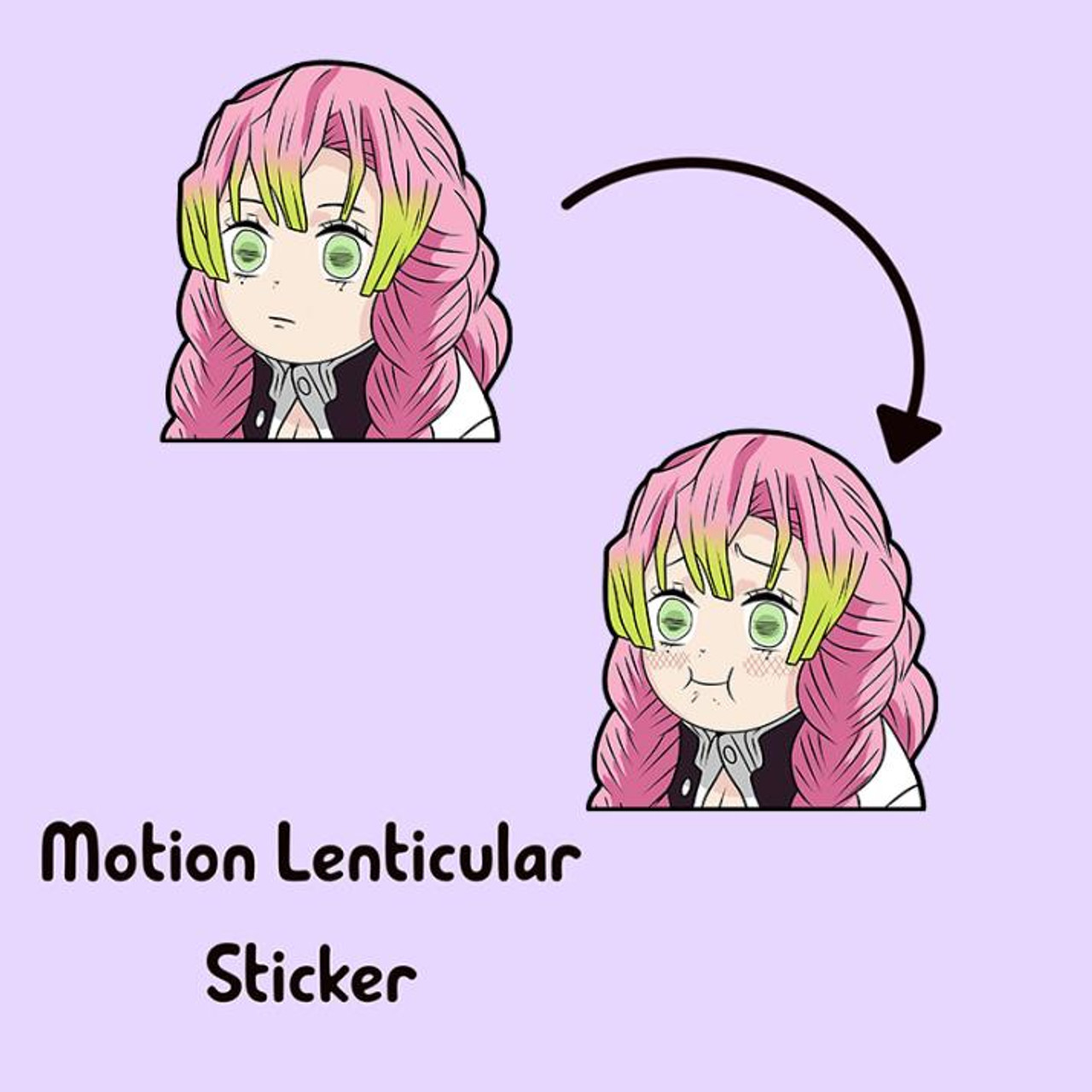 3D Motion Sticker (Demon Slayer) Mitsuri Kanroji [Head]