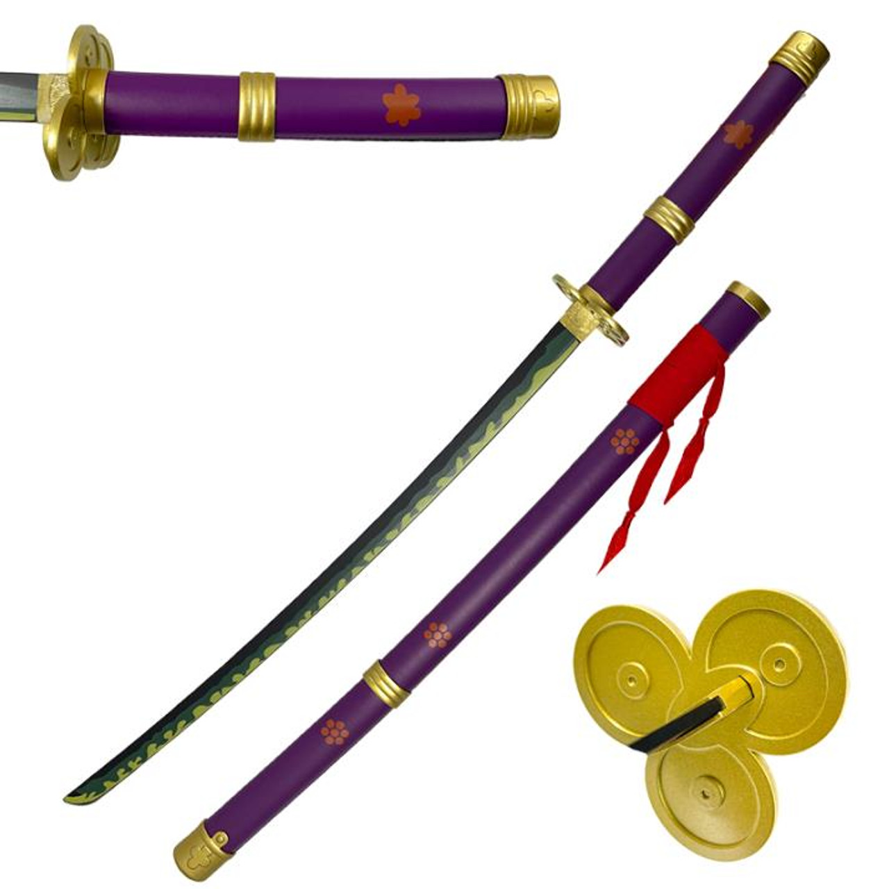 Zoro Enma (PURPLE) Handmade Anime Sword Hand Forge (1045 Carbon) Sharp