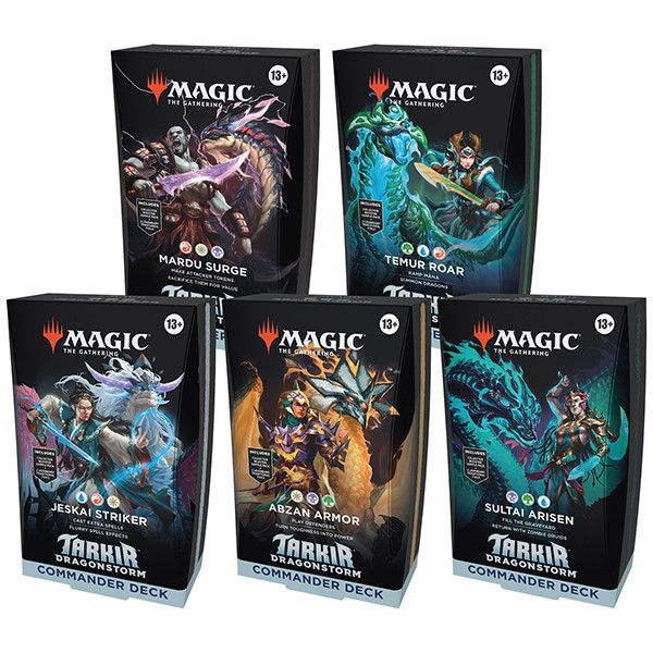 Mtg Random Commander MTG: Tarkir Dragonstorm Commander Deck (1 Random Box)