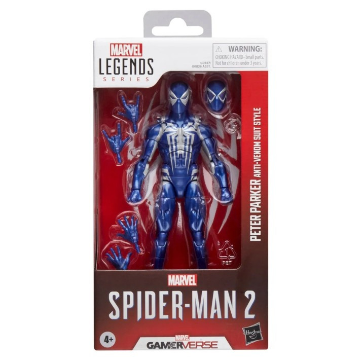 Figurine Marvel Legends Venom – Gamerverse – 26,5 Cm, 20 Articulations, 4 Accessoires, Inspirée Du Jeu Spider-Man 2