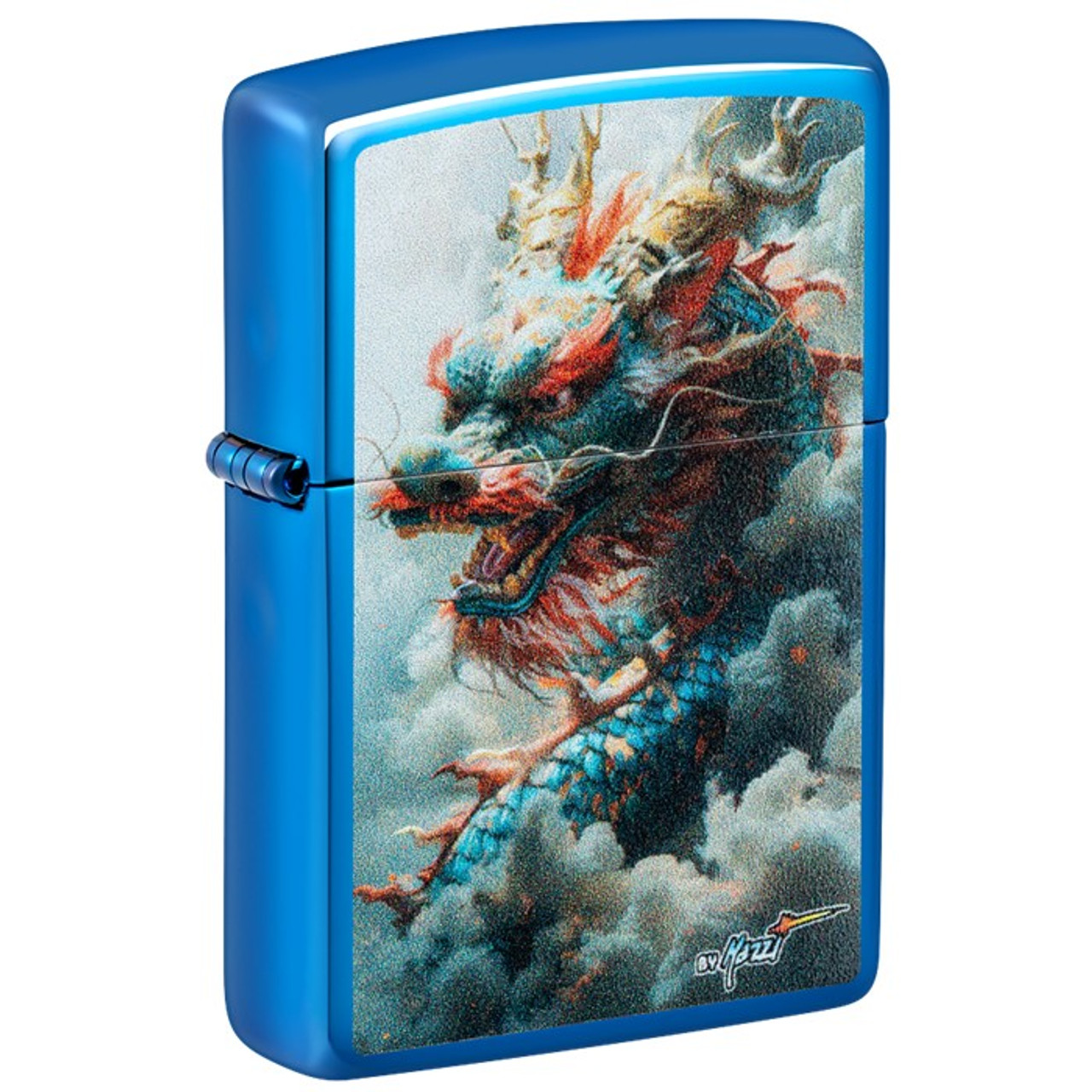 Oriental Dragon in Clouds Mazzi Design Zippo