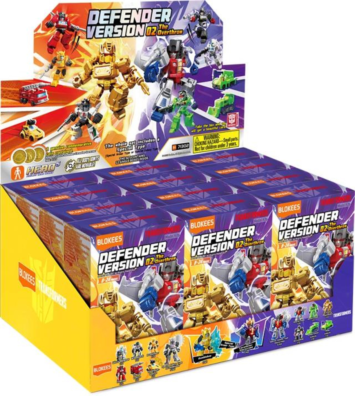 Blokees - Transformers DV 02 OVERTHROW (1 Random Box)