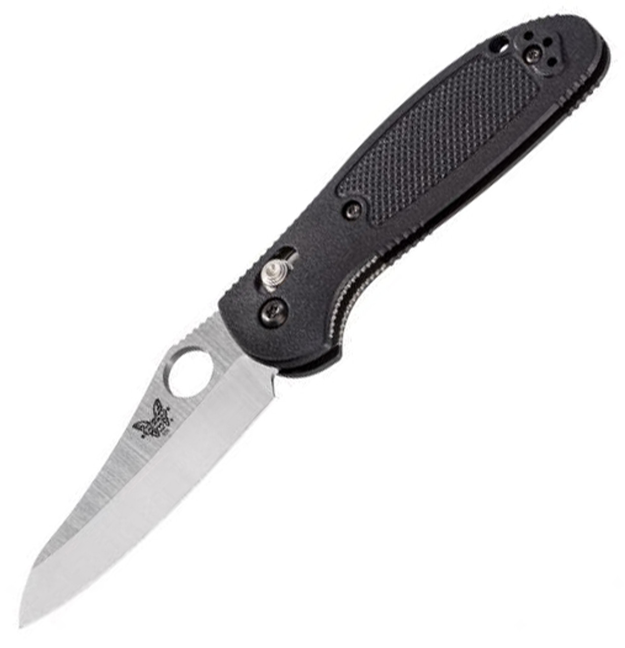 Benchmade Mini Griptilian Pardue Folding Knife AXIS Lock Black Nylon [2.91" Satin S30V] 555-S30V