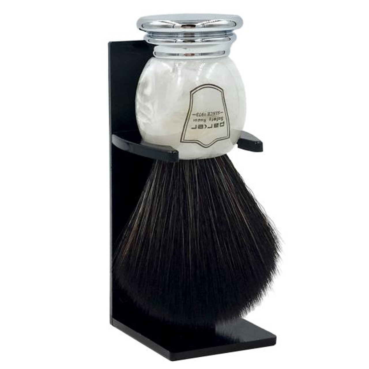 Parker - Marbled Ivory Synthetic Bristle (Shaving Brush)