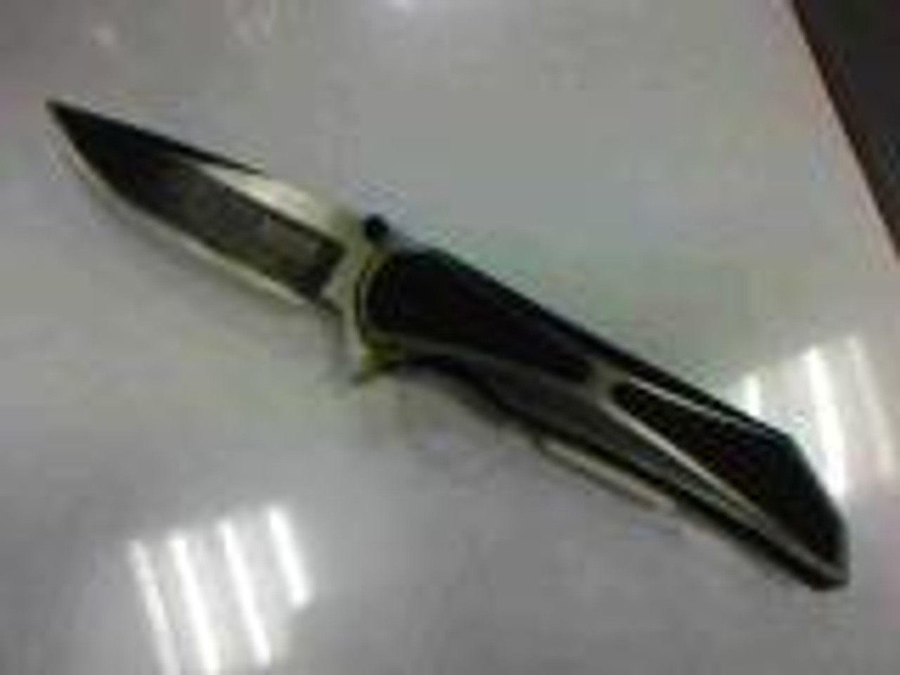 Elite Tactical BK Drop Point Carbon Fiber Pocket Knife