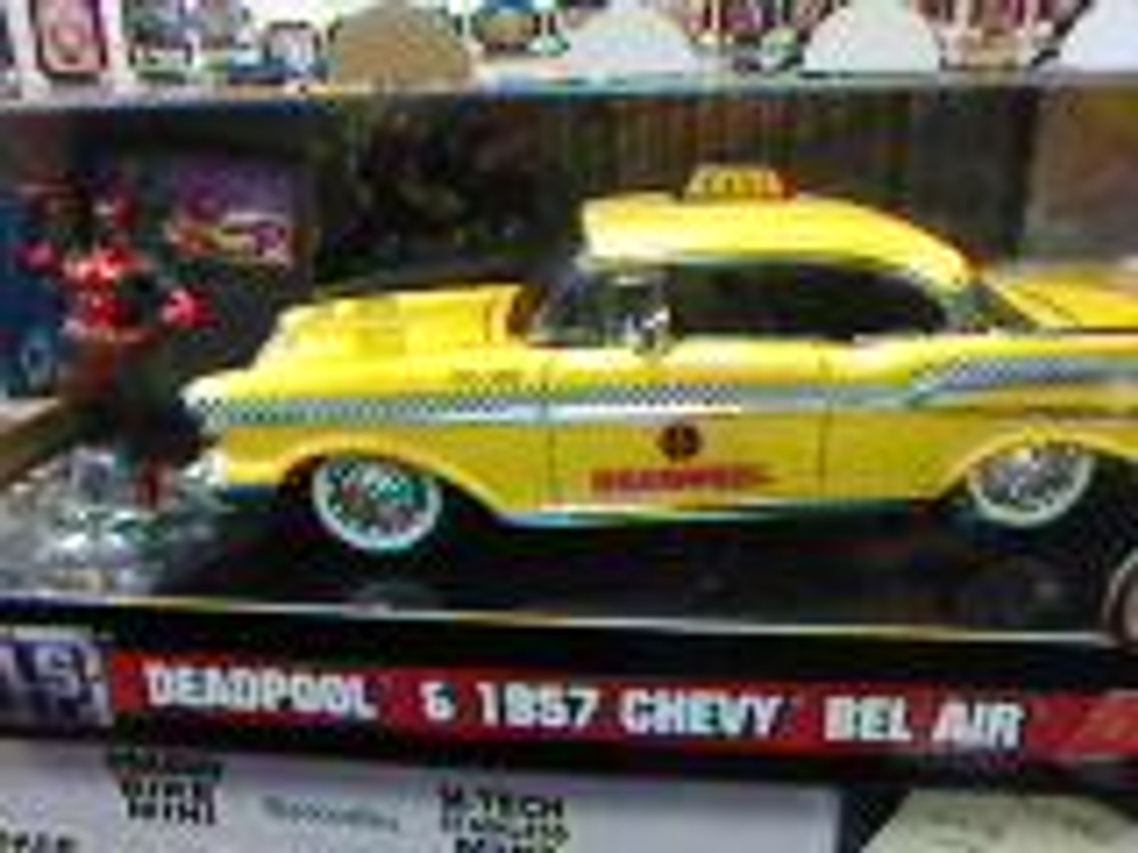 Model Car - 1:24 Deadpool "1957 Chevy Bel Air Taxi