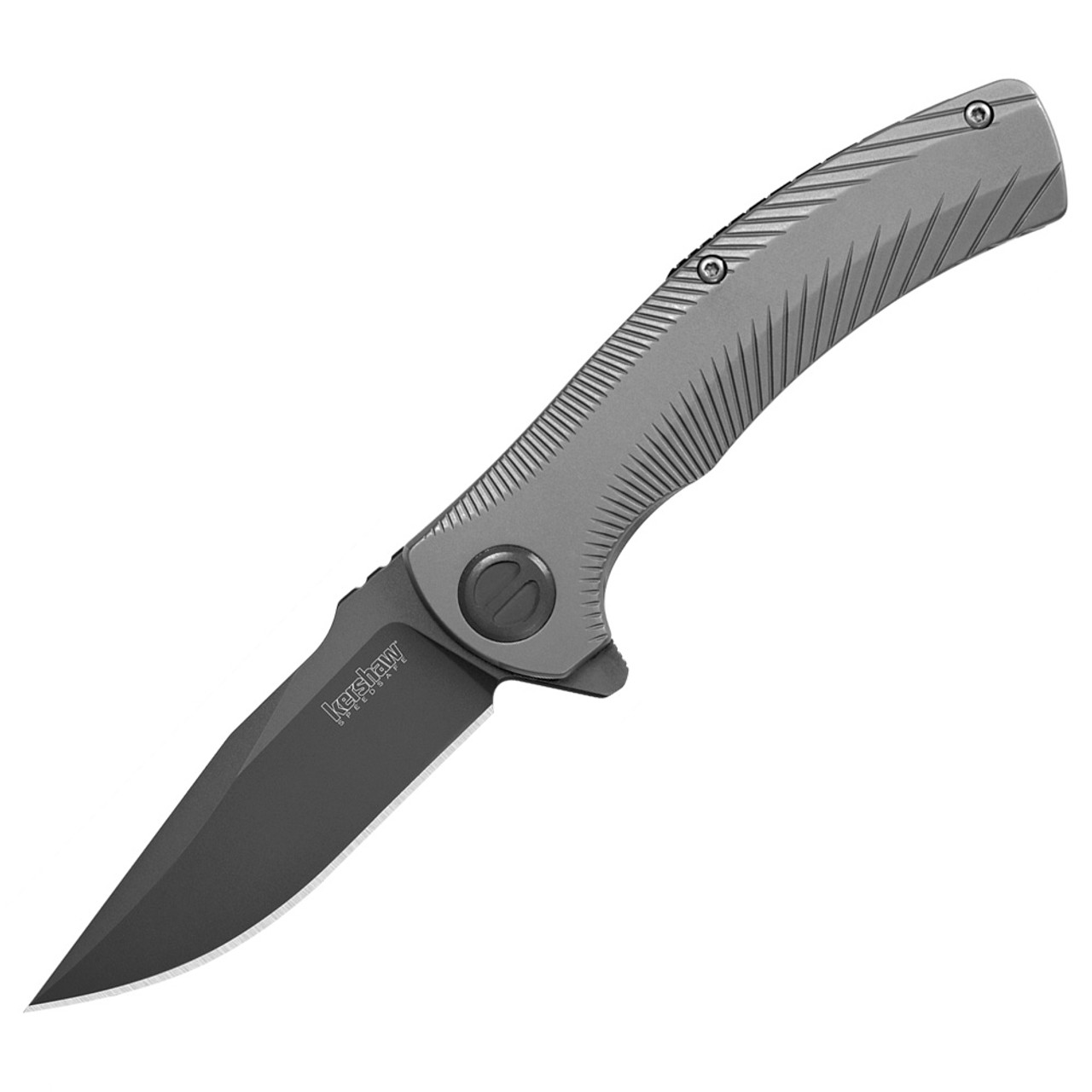 Kershaw Seguin Spring Assisted Knife Gray Stainless Steel [3.10" Gray 8Cr13MoV] 3490