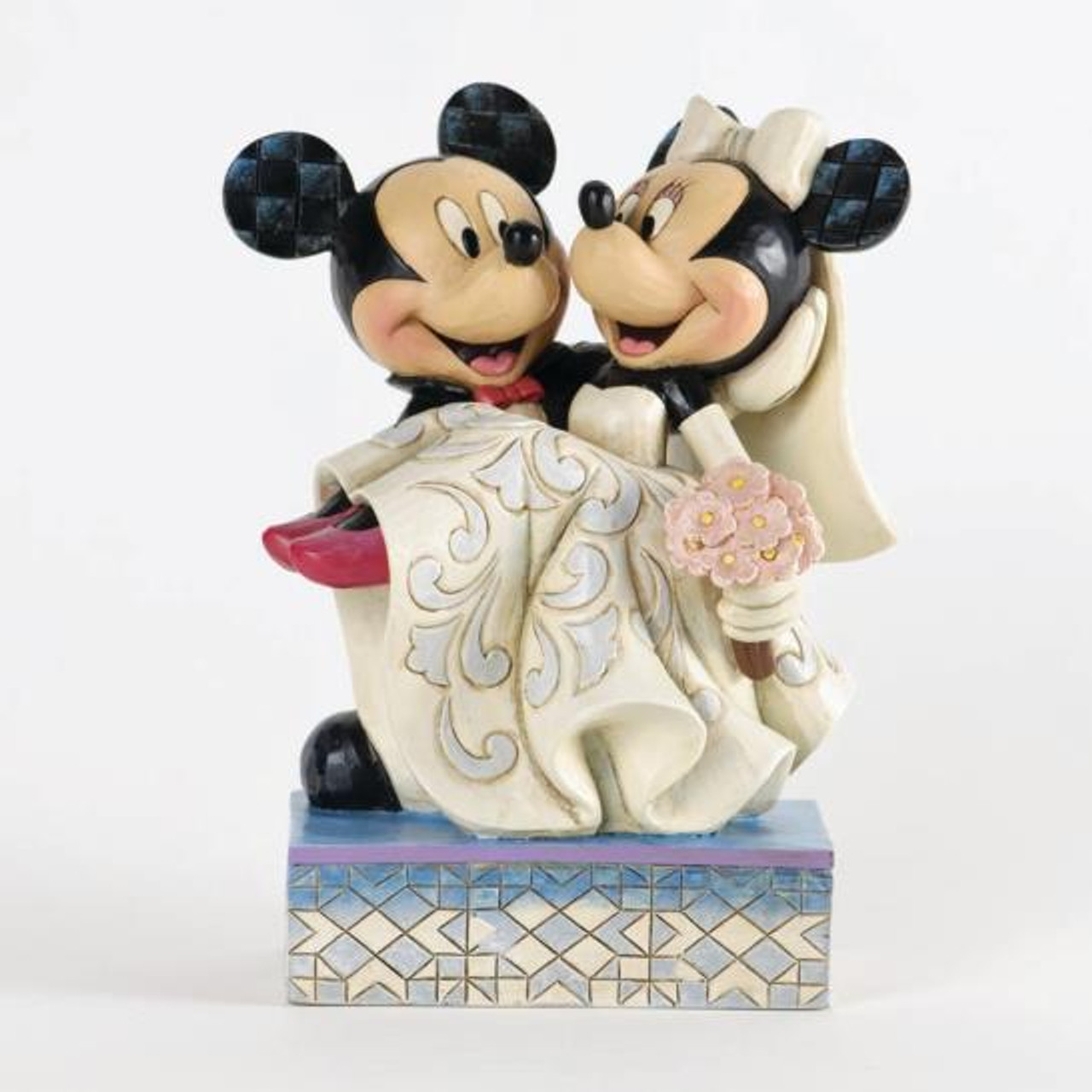 Disney Mickey Mouse & Minnie Wedding Statue Jim Shore