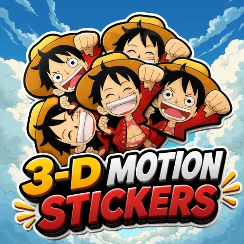 3D Motion Sticker