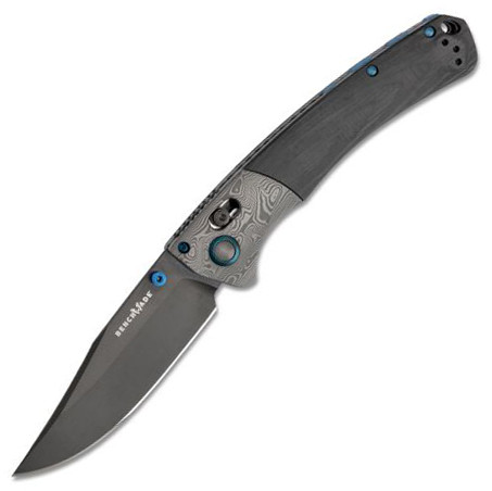 Benchmade Crooked River Folding Knife AXIS Lock Black Carbon Fiber [4.0" Black 20CV] 15080BK-191