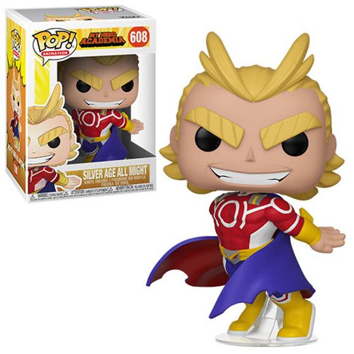 Pop! My Hero Academia Silver Age All Might #608 Vinyl Figure