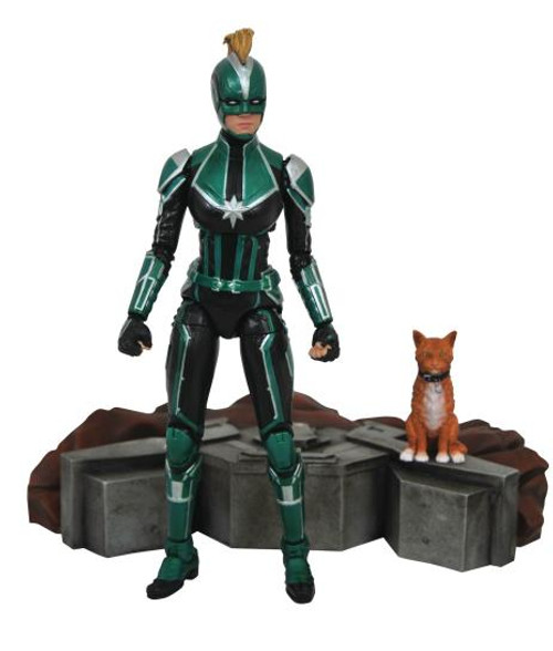 FIGURE MARVEL SELECT - CAPTAIN MARVEL (GREEN) "MOVIE" (AF)