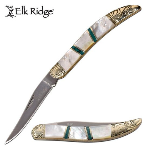 Elk Ridge Toothpick MOP Folding knife