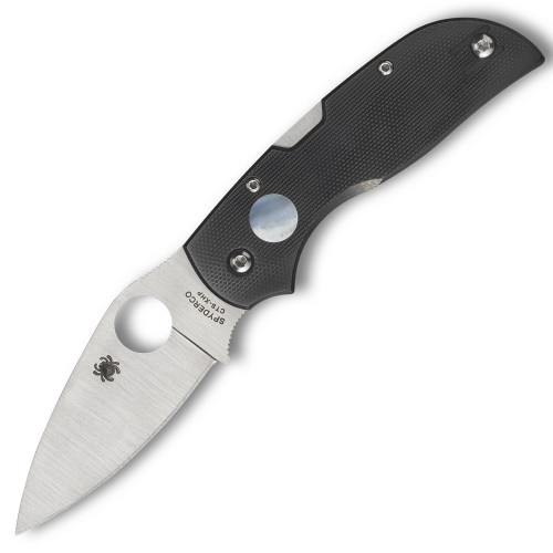 Spyderco Chaparral Folding Knife Lockback Black G-10 [2.81" Satin CTS-XHP] C152GSMP