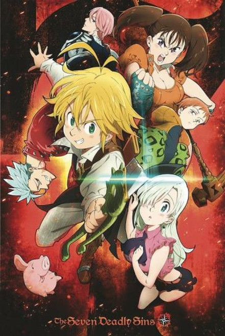 Seven Deadly Sins Anime Poster