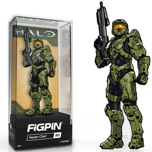 Halo Master Chief w/ Gun FiGPiN #80 Enamel Pin Limited Edition