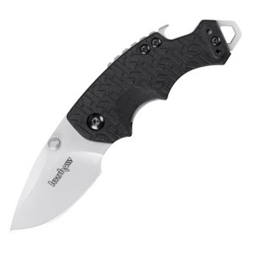 Kershaw Shuffle Folding Knife Black GFN (2.375" Plain Bead Blast) K8700