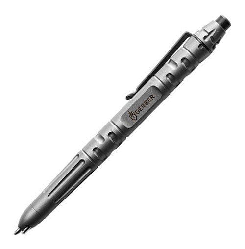 Gerber Impromptu Tactical Pen Gray Stainless Steel 31-003227N