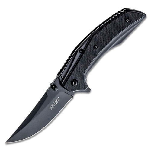 Kershaw Outright Spring Assisted Knife Frame Lock Black G-10 [3.00" Black 8Cr13MoV] 8320BLK