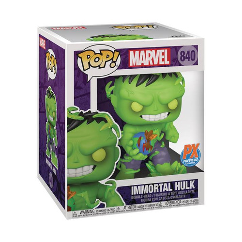 Pop! Marvel Heroes Immortal Hulk Super Sized 6" #840 PX Previews Vinyl Figure