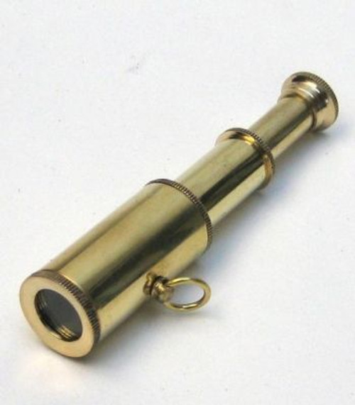 Miniature Pullout Telescope Keychain