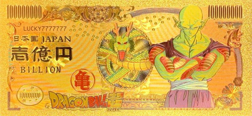 DBZ Anime (Piccolo) Souvenir Coin Banknote