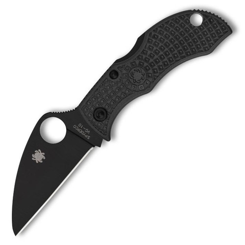 Spyderco Manbug Manual Knife Black FRN [1.95" Plain Black] Wharncliffe MBKWPBK