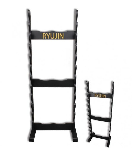 Ryujin 12 Holder Samurai Sword Floor Stand 56" H x 22" W