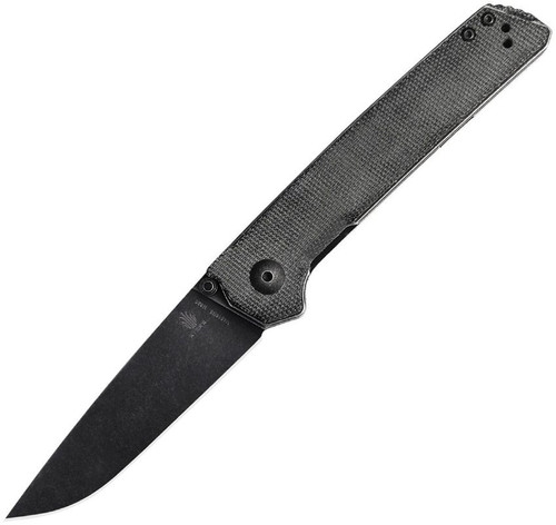 Kizer Domin Manual Knife Black G-10 [3.46 Plain Stonewash N690] Drop point V4516A1
